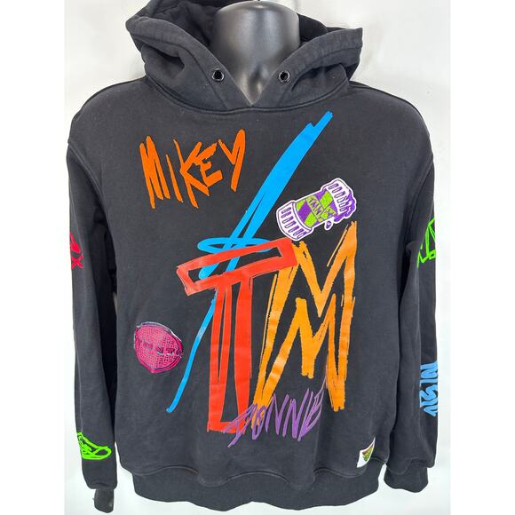 Freeze Max Teenage Mutant Ninja Turtles Hoodie Black Size Large Turtle Power - Picture 8 of 13